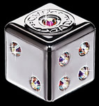 Aurora - LUXURY ASHTRAY type CRYSTAL DICE