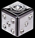 Crystal - LUXURY ASHTRAY type CRYSTAL DICE