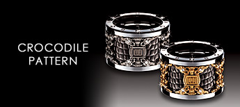 LUXURY DRINK HOLDER type EMPIRE - Crocodile pattern