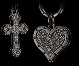 LUXURY KEY RING type EXE HEART / EXE CROSS 