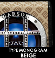 TYPE MONOGRAM BEIGE