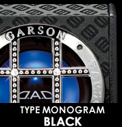 TYPE MONOGRAM BLACK