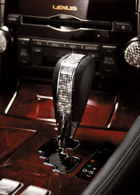 LUXURY CRYSTAL SHIFT KNOB type GLITTER for LEXUS LS MODELS