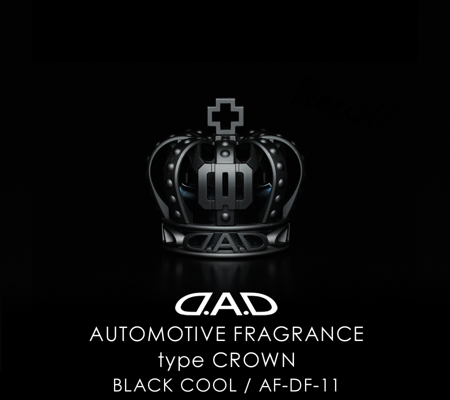 AUTOMOTIVE FRAGRANCE type CROWN MATTE BLACK BLACK COOL