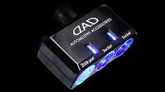 D.A.D 2USB + 2ソケットプラグ タイプ グロリア