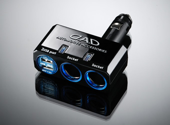 D.A.D 2USB + 2ソケットプラグ タイプ グロリア