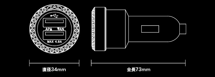 通電時、ブルーランプが点灯します