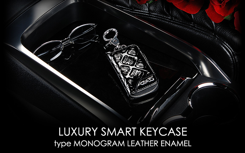 LUXURY SMART KEYCASE type MONOGRAM LEATHER ENAMEL