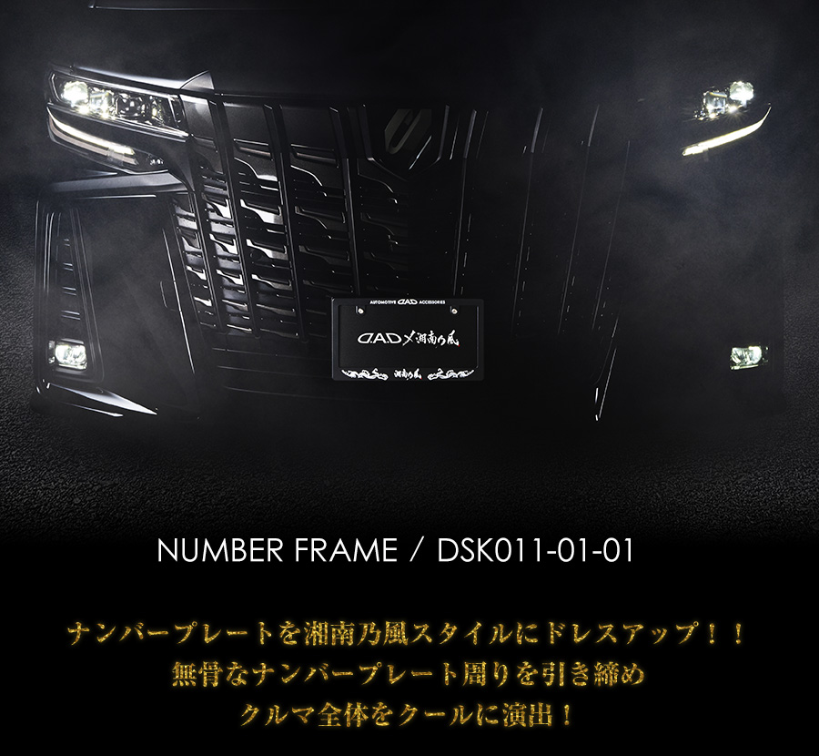 D.A.D×湘南乃風 NUMBER FRAME【DSK011】