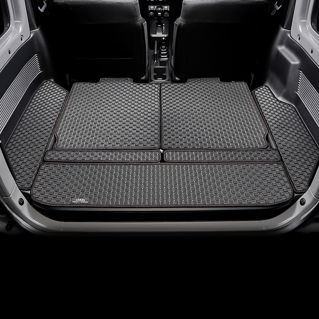 DAD TOUGH RUBBER LONG LUGGAGE MAT for JIMNY JIMNY SIERRA JIMNY NOMADE　JB64W/74W/JC74W (品番：DSZ0008,DSZ0009,DSZ0010,DSZ0017)