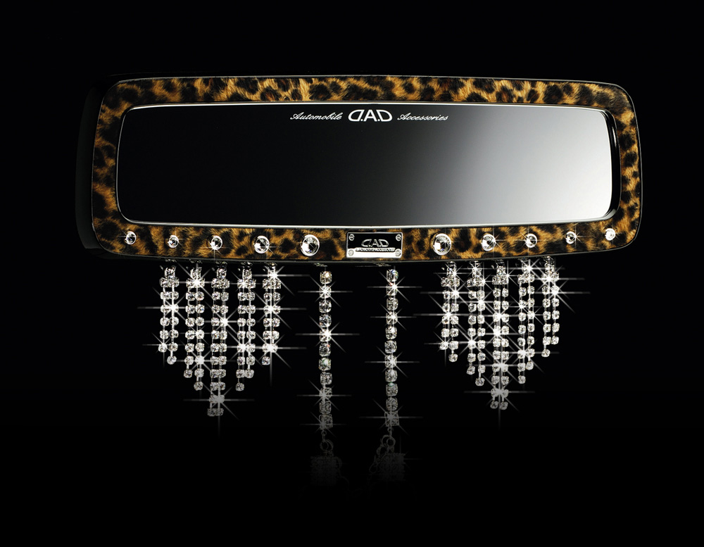 D.A.D LUXURY MIRROR type LEOPARD FUR