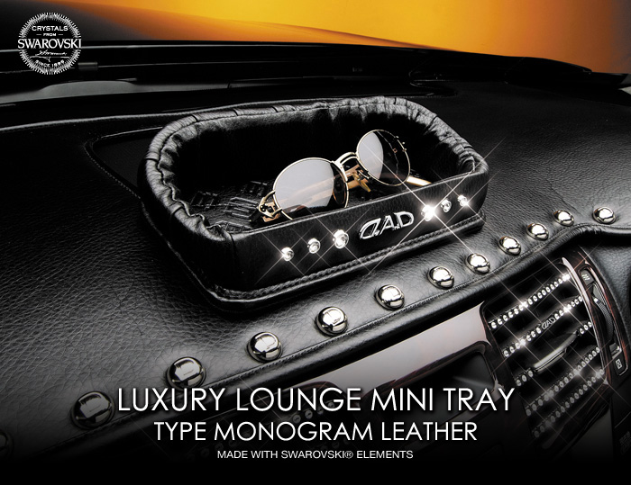 LUXURY LOUNGE MINI TRAY TYPE MONOGRAM LEATHER