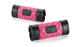 ラグジュアリー アシストグリップカバー タイプ キルティング ピンク 【HA628】