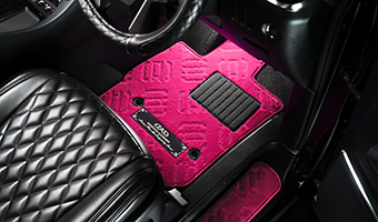 D.A.D エグゼクティブ フロアマット モノグラムピンク