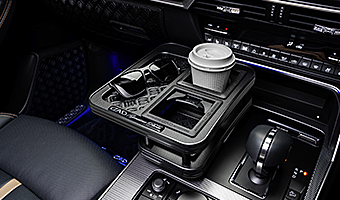 フロントセンターテーブル マットブラック