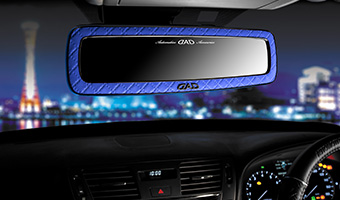 キルティングミラー ブルー