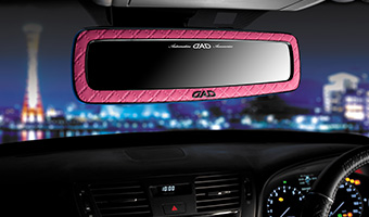 キルティングミラー ピンク