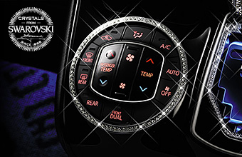 クリスタル エアコン パネルリング T-A【SB150】