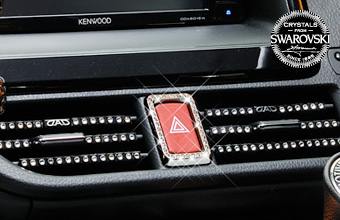 クリスタル ハザードボタン リング T-A 【SB117】