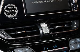 クリスタル ハザードボタン エンブレム T-B【SB107】