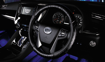 ステアリングカバー タイプ モノグラムレザー