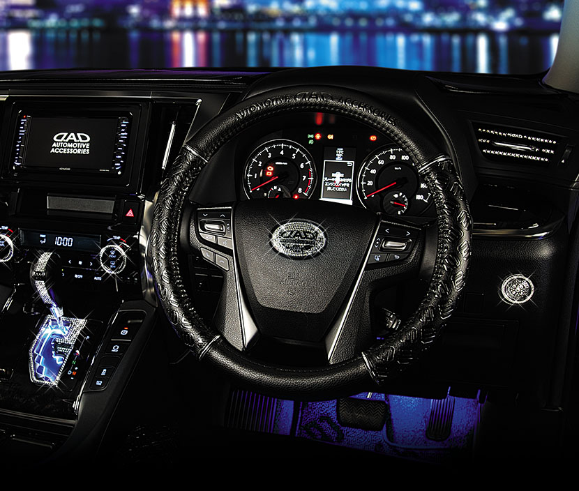 D.A.D STEERING COVER type MONOGRAM LEATHER